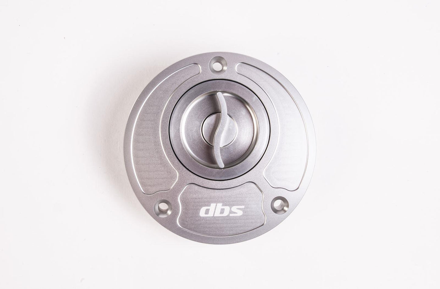 Keyless Quick Release Evo Fuel Cap Ducati/Yamaha - Silver