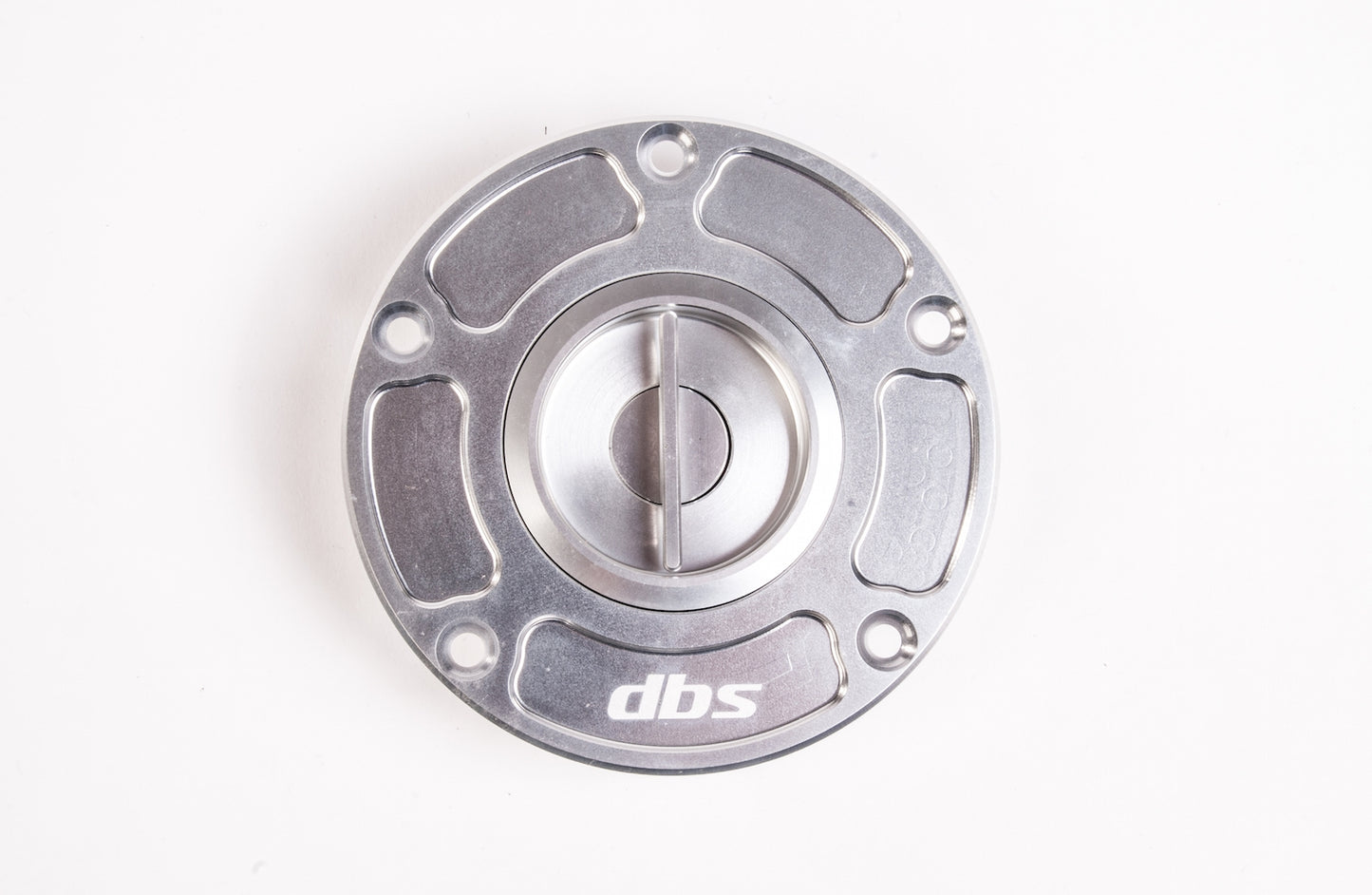 Keyless Quick Release Fuel Cap Ducati 899/1199 Panigale - Silver