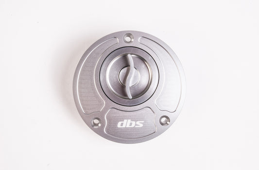 Keyless Quick Release Evo Fuel Cap Ducati/Yamaha - Silver